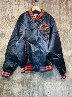 LOCKER LINE Men's Vintage Chicago Bears Varsity Jacket Size L